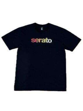Serrato Roland DJ-808 Front + Back Graphic Crewneck Unisex T-Shirt (Black)